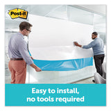 Dry Erase Surface, 50 Ft X 4 Ft, White