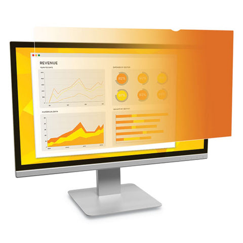 Gold Frameless Privacy Filter For 23.8" Widescreen Monitor, 16:9 Aspect Ratio