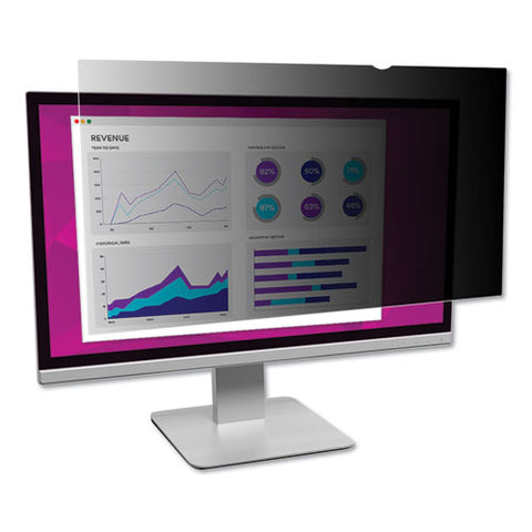 High Clarity Privacy Filter For 24" Widescreen Monitor, 16:9 Aspect Ratio