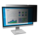 Frameless Blackout Privacy Filter For 17" Monitor