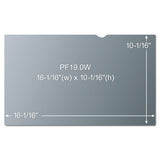 Frameless Blackout Privacy Filter For 19" Widescreen Monitor, 16:10 Aspect Ratio