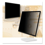 Frameless Blackout Privacy Filter For 27" Widescreen Monitor, 16:9 Aspect Ratio
