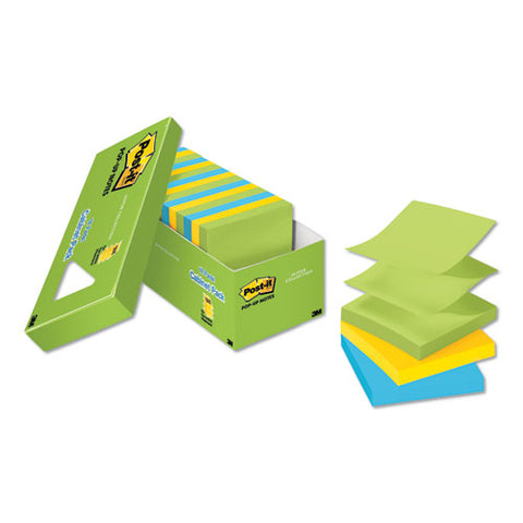 Original Pop-up Refill, 3 X 3, Assorted Jaipur Colors, 100-sheet, 18-pack