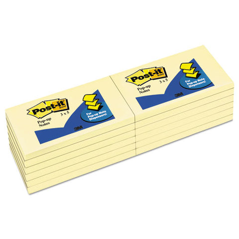 Original Canary Yellow Pop-up Refill, 3 X 5, 12-pack