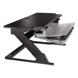 Precision Standing Desk, 42" X 23.2" X 6.2" To 20", Black