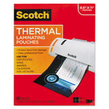 Laminating Pouches, 3 Mil, 9" X 11.5", Gloss Clear, 50-pack