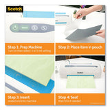 Laminating Pouches, 5 Mil, 4.33" X 6.33", Gloss Clear, 20-pack