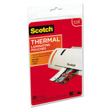 Laminating Pouches, 5 Mil, 4.33" X 6.33", Gloss Clear, 20-pack