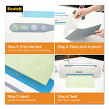 Laminating Pouches, 5 Mil, 5.38" X 3.75", Gloss Clear, 20-pack