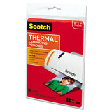Laminating Pouches, 5 Mil, 5" X 7", Gloss Clear, 20-pack