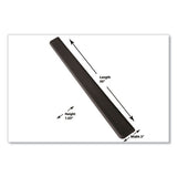 Gel Wrist Rest For Standing Desks, 30.13 X 3.25 X 1, Black