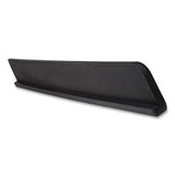 Gel Wrist Rest For Standing Desks, 30.13 X 3.25 X 1, Black