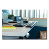 Gel Wrist Rest For Standing Desks, 30.13 X 3.25 X 1, Black