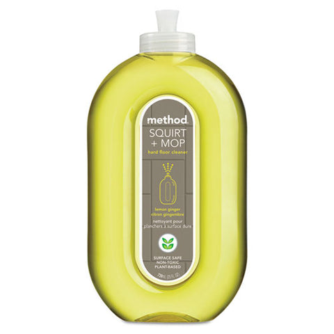 Squirt + Mop Hard Floor Cleaner, 25 Oz Spray Bottle, Lemon Ginger Scent
