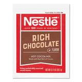 Hot Cocoa Mix, Rich Chocolate, 0.71 Oz Packets, 50-box, 6 Box-carton