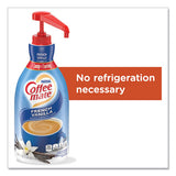 Liquid Coffee Creamer, French Vanilla, 1.5 Liter Pump Bottle, 2-carton