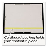 Ez Mount Document Frame With Trim Accent And Plastic Face, Plastic, 8.5 X 11 Insert, Black-gold