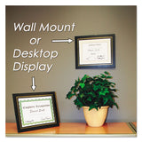Leatherette Document Frame, 8-1-2 X 11, Burgundy, Pack Of Two