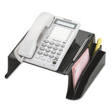 Officemate 2200 Series Telephone Stand, 12 1-4"w X 10 1-2"d X 5 1-4"h, Black
