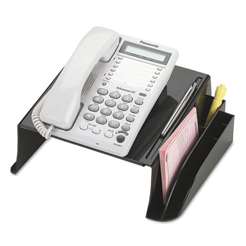 Officemate 2200 Series Telephone Stand, 12 1-4"w X 10 1-2"d X 5 1-4"h, Black