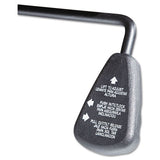 Big And Tall Swivel-tilt Mid-back Chair, Supports Up To 450 Lbs, Black Seat-black Back, Black Base