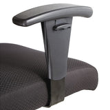 Big And Tall Swivel-tilt Mid-back Chair, Supports Up To 450 Lbs, Black Seat-black Back, Black Base