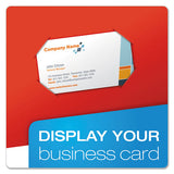 High Gloss Laminated Paperboard Folder, 100-sheet Capacity, Red, 25-box