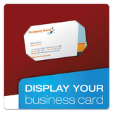 High Gloss Laminated Paperboard Folder, 100-sheet Capacity, Crimson, 25-box