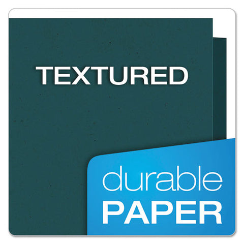 Earthwise By Oxford 100% Recycled Paper Twin-pocket Portfolio, Blue