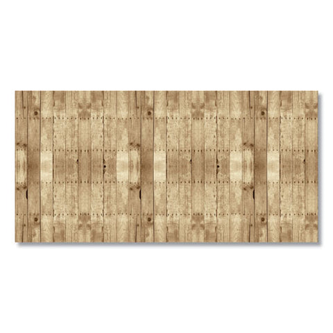 Bordette Designs, 48" X 50 Ft, Weathered Wood, Brown-white