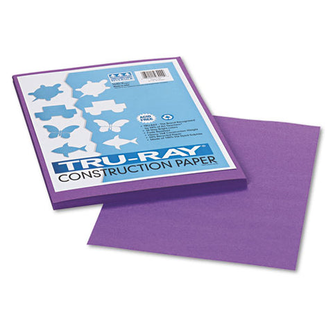 Tru-ray Construction Paper, 76lb, 9 X 12, Violet, 50-pack