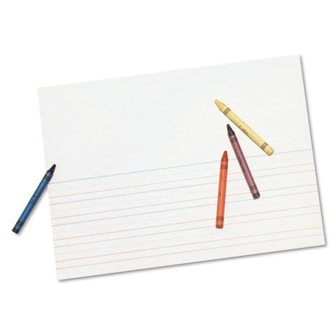 Multi-program Picture Story Paper, 16 Lb, 5-8" Long Rule, One-sided, 9 X 12, 500-pack