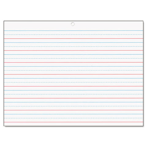Multi-sensory Handwriting Tablet, 5-8" Long Rule, 8 X 10.5, 40-pad