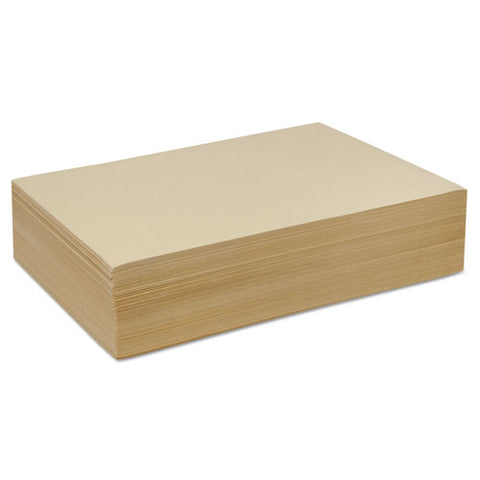 Cream Manila Drawing Paper, 60lb, 12 X 18, Cream Manila, 500-pack