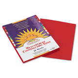 Construction Paper, 58lb, 9 X 12, Red, 50-pack