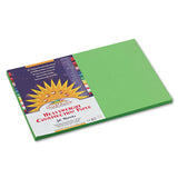 Construction Paper, 58lb, 12 X 18, Bright Green, 50-pack