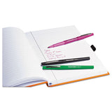 Point Guard Flair Stick Porous Point Pen, Bold 1.4mm, Black Ink-barrel, 36-box
