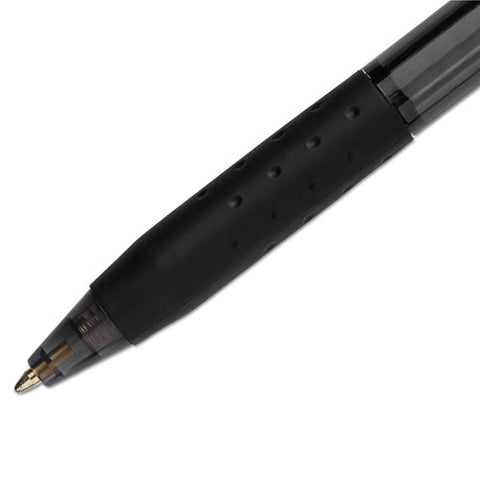 Inkjoy 300 Rt Retractable Ballpoint Pen, 1mm, Black Ink, Smoke Barrel, 36-box