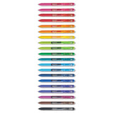 Inkjoy Retractable Gel Pen, Medium 0.7mm, Assorted Ink-barrel, 20-pack
