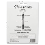 Profile Retractable Ballpoint Pen, 1.4mm, Assorted Ink-barrel, 8-set