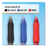 Profile Retractable Gel Pen, Fine 0.5 Mm, Black Ink, Translucent Black Barrel, 36-pack