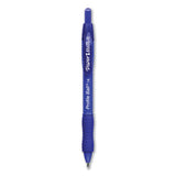 Profile Retractable Ballpoint Pen, Bold 1 Mm, Blue Ink-barrel, Dozen