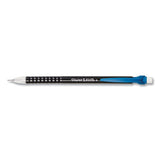 Write Bros Mechanical Pencil, 0.7 Mm, Hb (#2), Black Lead, Black Barrel With Assorted Clip Colors, 24-pack