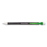 Write Bros Mechanical Pencil, 0.7 Mm, Hb (#2), Black Lead, Black Barrel With Assorted Clip Colors, 24-pack