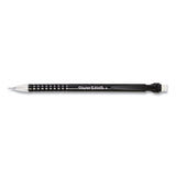 Write Bros Mechanical Pencil, 0.7 Mm, Hb (#2), Black Lead, Black Barrel With Assorted Clip Colors, 24-pack