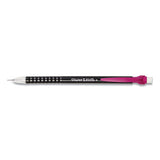 Write Bros Mechanical Pencil, 0.7 Mm, Hb (#2), Black Lead, Black Barrel With Assorted Clip Colors, 24-pack