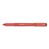 Write Bros. Ballpoint Pen, Bold 1.2 Mm, Red Ink-barrel, Dozen