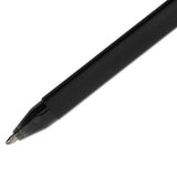 Comfortmate Ultra Stick Ballpoint Pen, Medium 1mm, Black Ink-barrel, Dozen