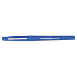 Point Guard Flair Stick Porous Point Pen, Medium 0.7mm, Blue Ink-barrel, Dozen