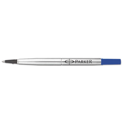 Refill For Parker Roller Ball Pens, Medium Point, Blue Ink